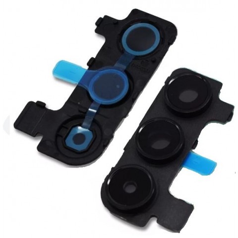 Kameros stikliukas Samsung A155 A15 4G / A156 A15 5G juodas (black) (O)
